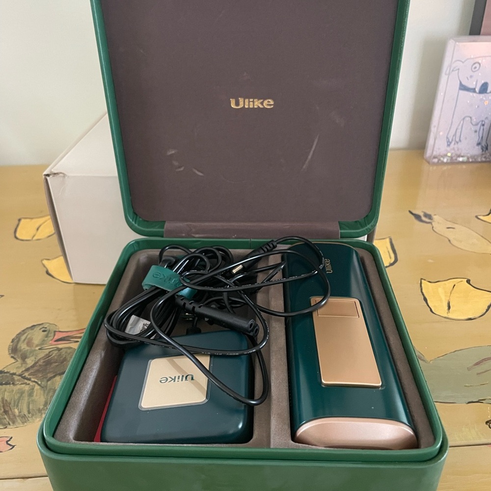 Ulike Green and Gold Hair Removal Device